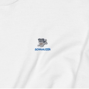 シュナウザーの刺繍スウェット（ユニセックス）