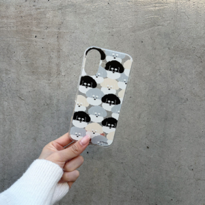 シュナウザーのスマホケース（Mixシュナ）