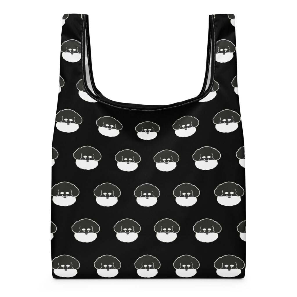 シュナウザーのショッピングバッグ(Black) - 画像 (4)