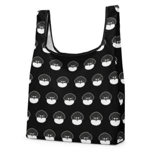 シュナウザーのショッピングバッグ（Black）