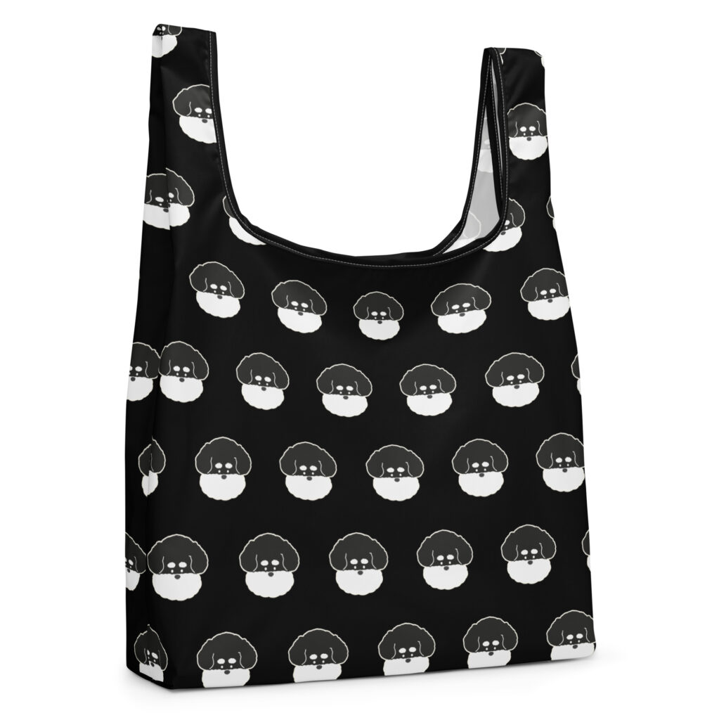 シュナウザーのショッピングバッグ(Black) - 画像 (2)